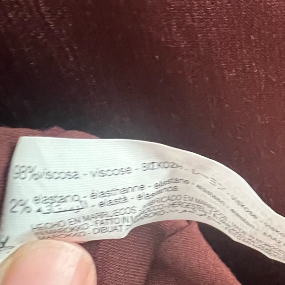 Zara Satin Mini Dress Shoulder Pads Keyhole Button Back M Brown - Picture 5 of 5